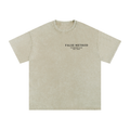 [Khaki Ash] Founders Club snow washed t-shirt, front